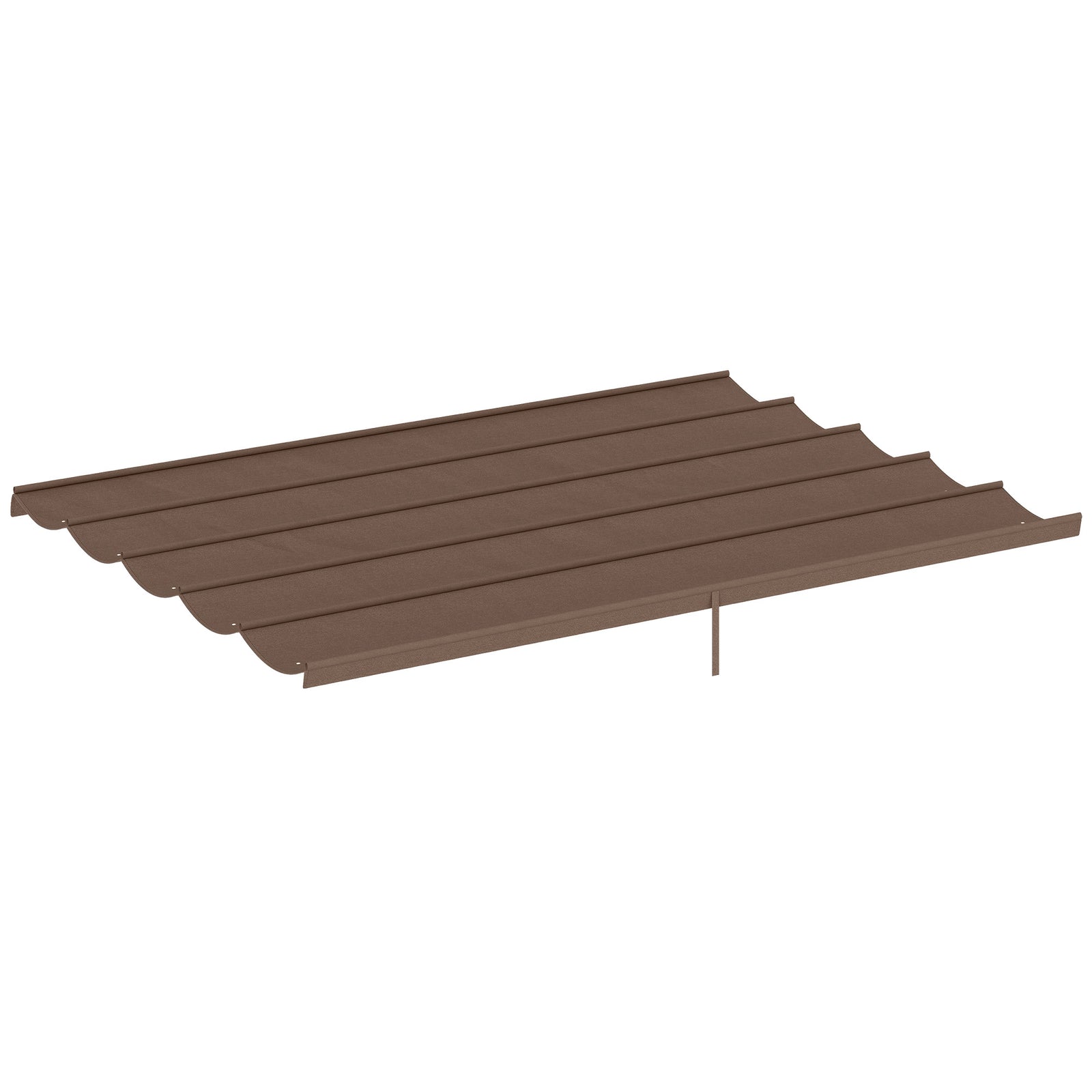 3.5x2.6m Pergola Cover Replacement For 4x3m Frame Brown