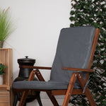 Stone High Back Cushion Set Of 2 | Charcoal