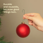 Green Bauble Hooks Mini And Small Ornament Hangers For Xmas