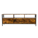 Tv Stand Cabinet Entertainment Unit With Drawers Shelves For 65 Inch Tv | Brown