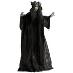 HOMCOM 67" Animated Pop-up Ghost With Werewolf Mask, Light Up Animated Prop