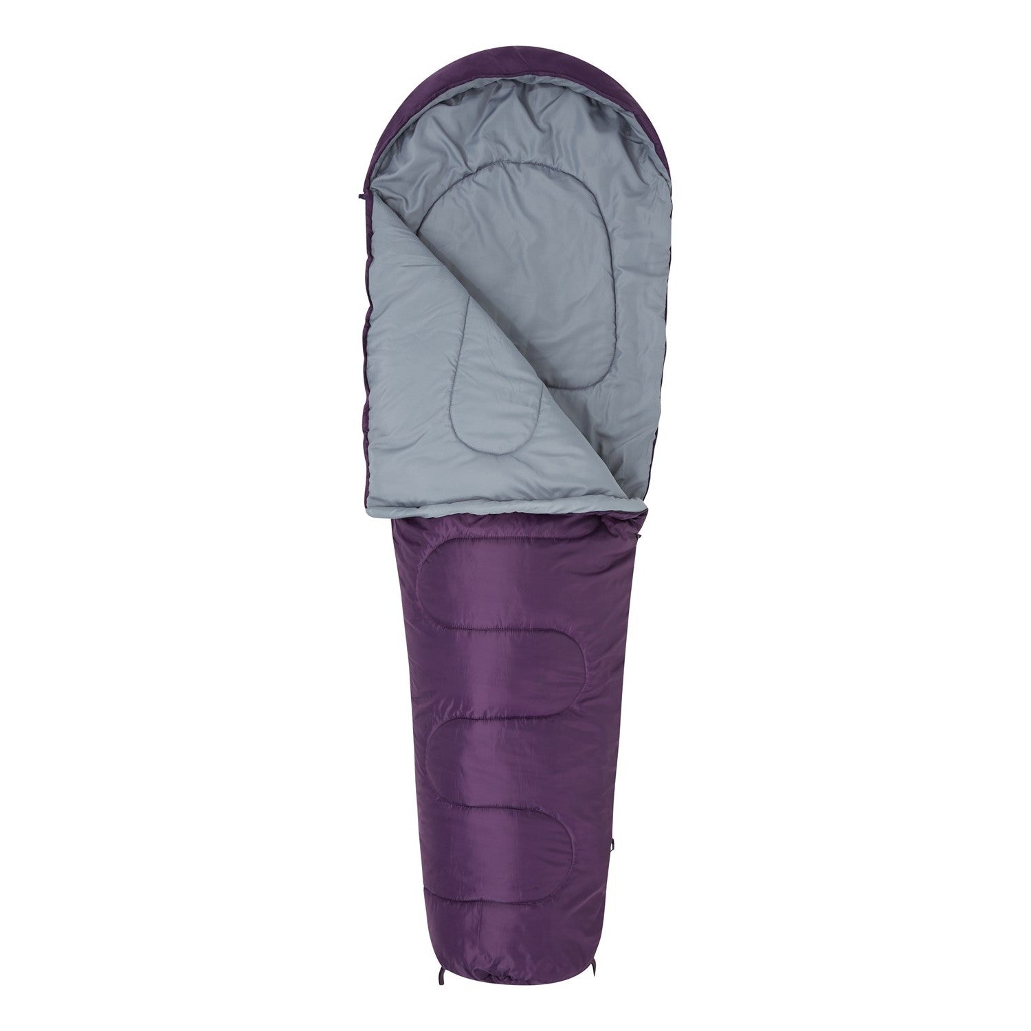 Unisex Adult Basecamp 250 Summer Mummy Sleeping Bag | One Size | Purple