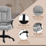 Reclining Chair W/ Heating Massage | Dove Gray