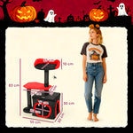 Gothic Cat Tree With Scratching Posts, Black, Halloween