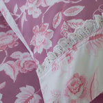 Monique In Cotton Printed Duvet Cover Set | Single | Pink