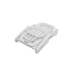 Outdoor Folding Lounge Chair Recliner With Wheels | White