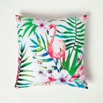 Pink Flamingo Outdoor Cushion 45 X 45 Cm, Set Of 2 | 45cm x 45cm | Pink
