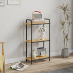 Bamboo Bathroom Shelf, Freestanding Shelving Unit | 3 Tier | Natural