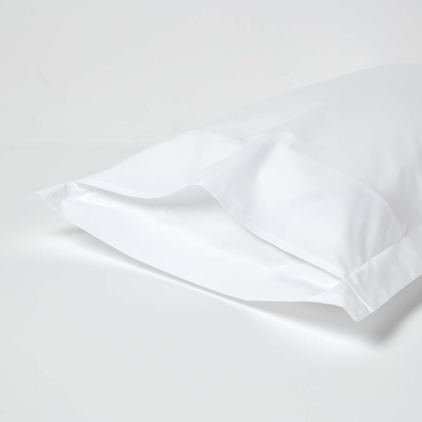 Egyptian Cotton Oxford Pillowcase 200 Tc | 48 x 74cm | White