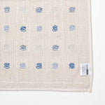 Tufted Cotton Bath Mat With Polka Dot Design | 50 x 80cm | Blue & White
