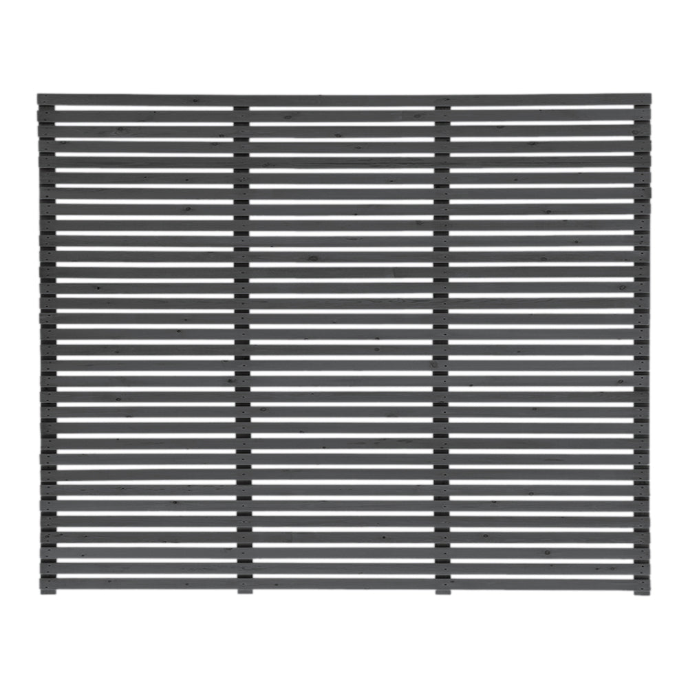 180cm W X 60/90/150/180/210cm H Garden Privacy Wooden Fence Panel, Solid Pine Slatted Outdoor Fence, Water-based Finish | 150cm