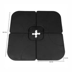 MonsterShop Cantilever Parasol Base – Square X 4
