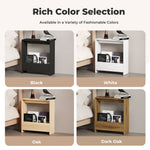 Levede Side Table Slim End Table Sofa Accent Table Magazine Storage Shelf