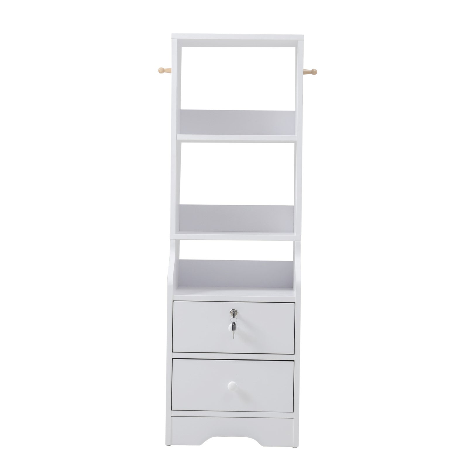 Breeins Modern Bedside Table With 2 Drawers