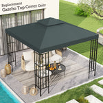 3(m) 2 Tier Garden Gazebo Top Cover Replacement Canopy Roof
