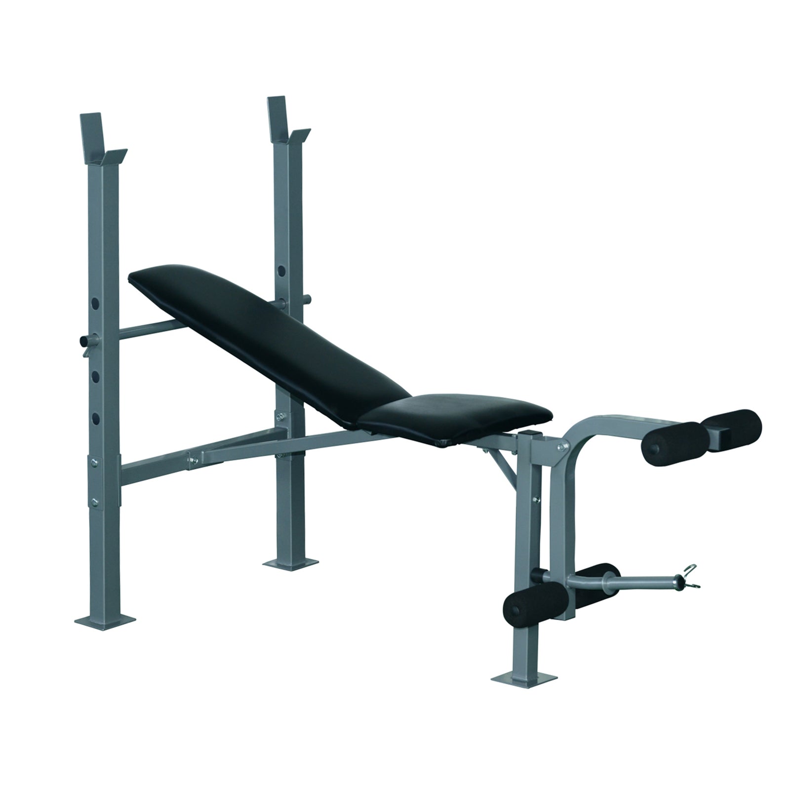 Adjustable Weight Bench With Barbell Stand, Home Gym