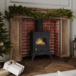 Freestanding Cast Iron Wood Burning Stove Fireplace