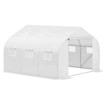 Walk-in Polytunnel Greenhouse 3.5x3x2m