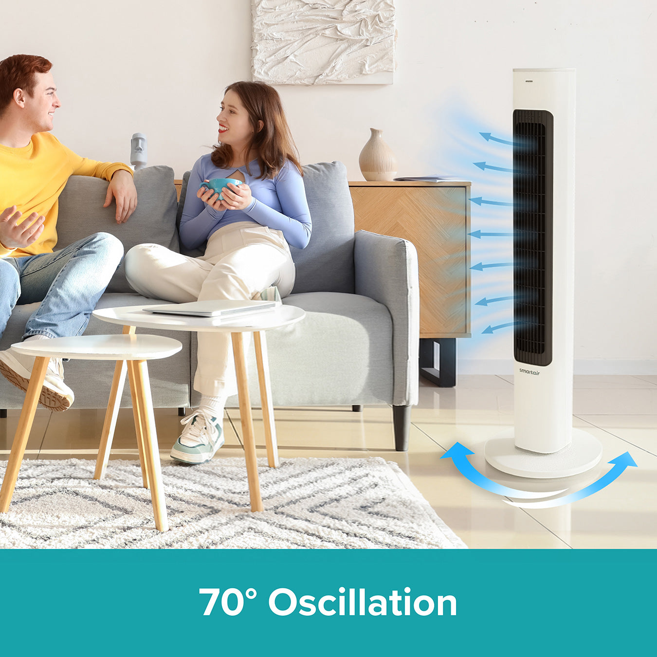Tower Fan 2-in-1 Fan & Air Purifier