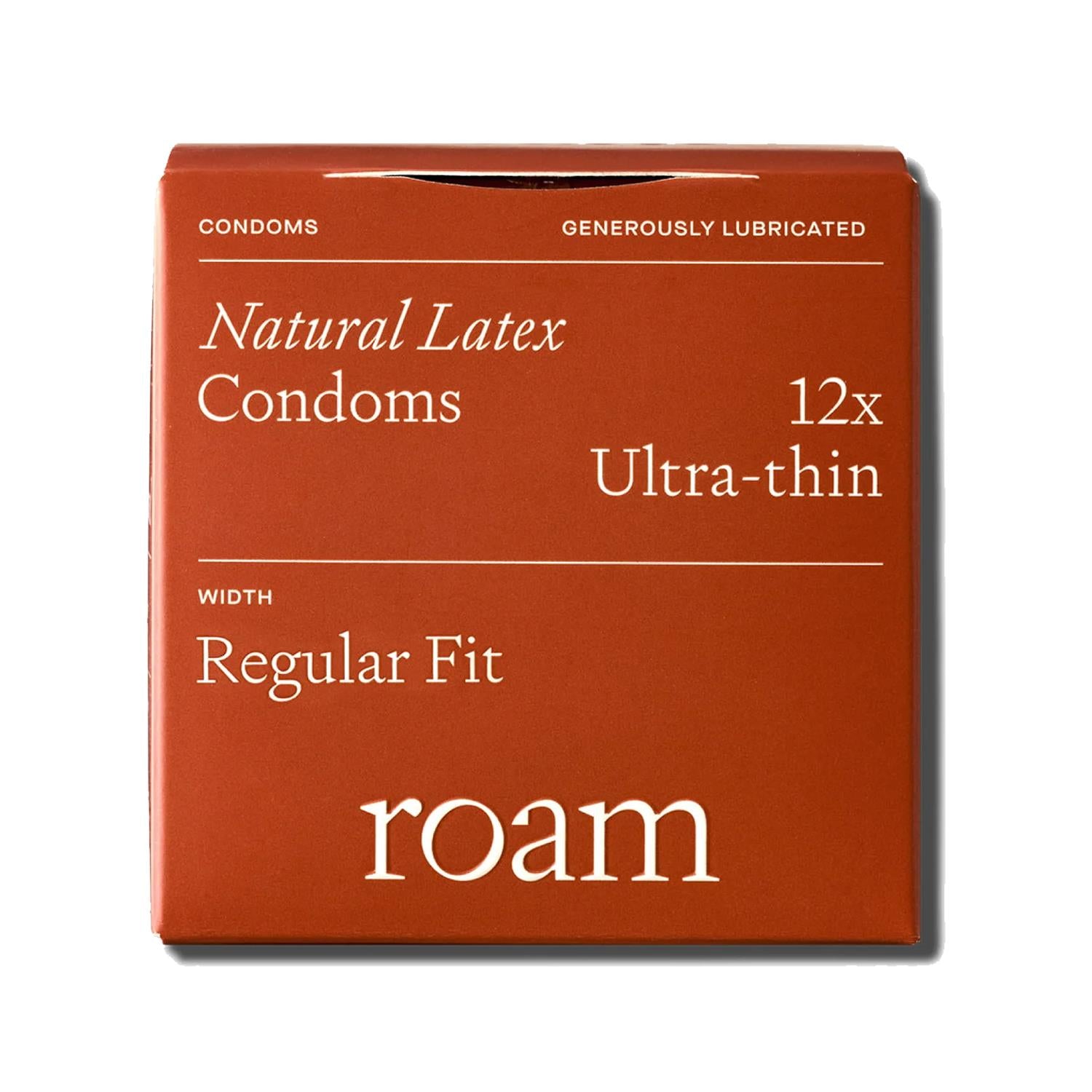 Ultra Thin Condoms For Safer Sex And Contraception Regular Fit, 12pcs