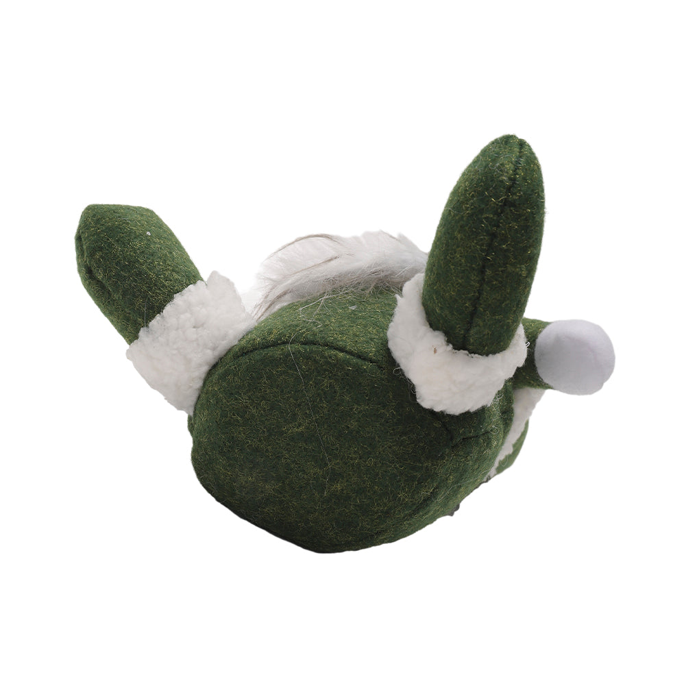 3pcs Christmas Gnome Decorations – Sitting Plush Dolls In Red, Green & Gray, Festive Holiday Ornaments