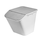 Collect Stack-it Multipurpose Storage Bin With Lid | Large | White