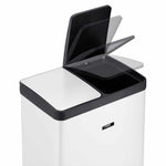 60l Dual Pedal Recycling Pedal Bin | 60l | Black