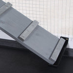 2-tier Wooden Rabbit Hutch Guinea Pig House Pet Cage Outdoor W/ Tray Ramp | Gray
