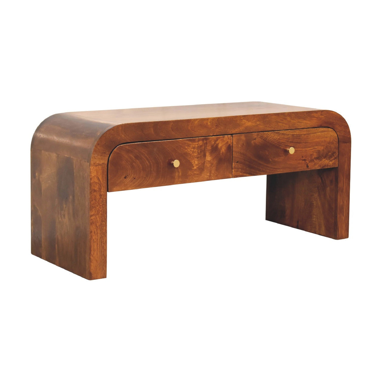 Solid Wood Darcy Chestnut Media Unit