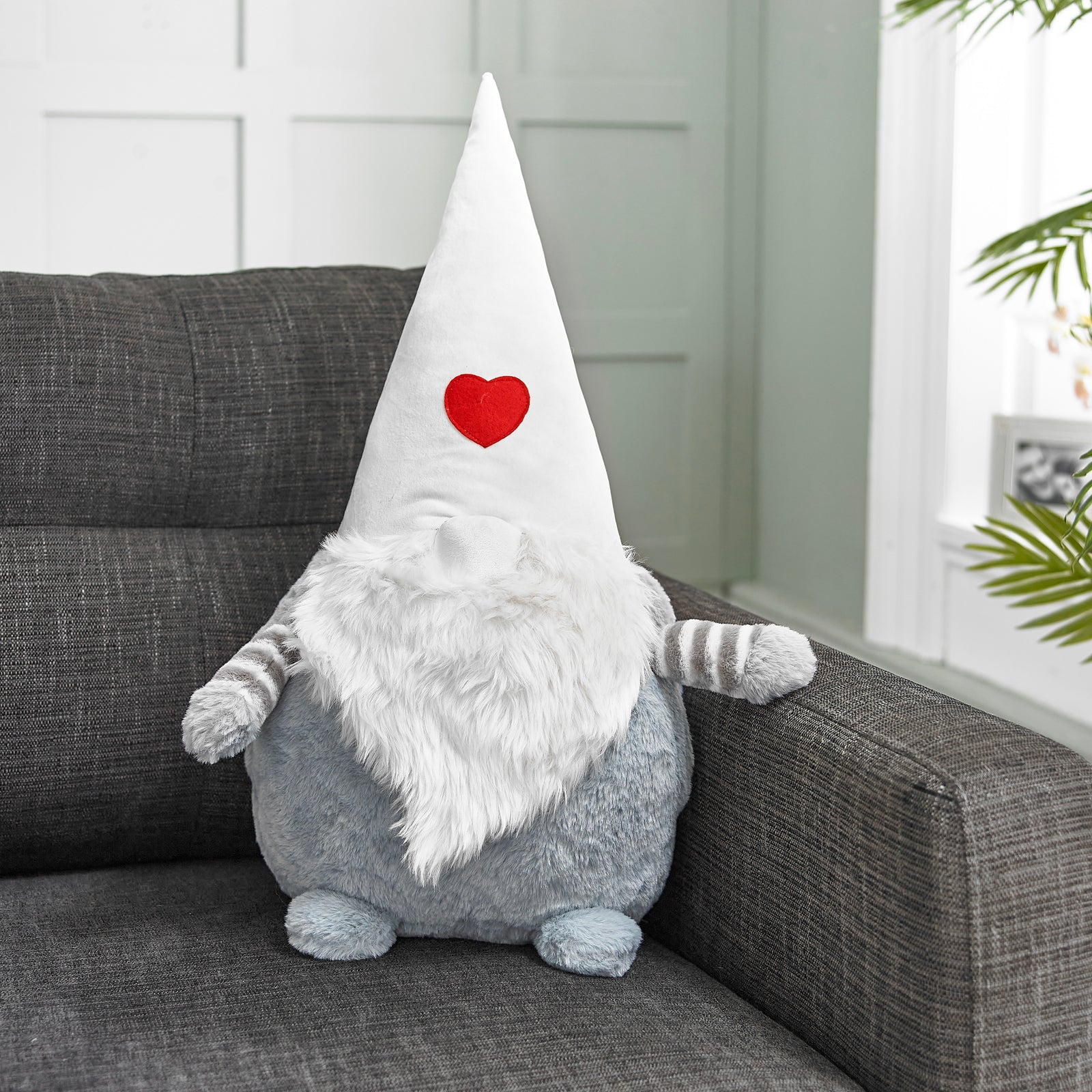 Soft Giant Handwarmer Cozy Plush Gonk | 30cm x 30cm | Gray