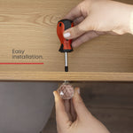 Fineway 10 Pack Crystal Drawer Handles Glass Knobs Cabinet Wardrobe Furniture