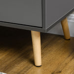 Sideboard Kitchen Cupboard Adjustable Shelves Double Doors