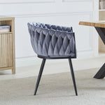 Set Of 2 Baiano Fabric Dining Chairs