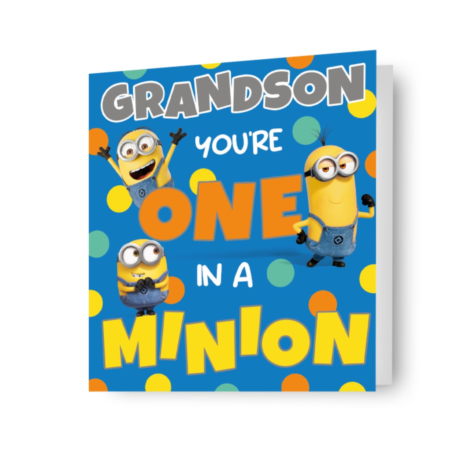 Despicable Me Grandson Birthday Card Official Product