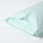 Egyptian Cotton Satin Stripe Oxford Pillowcase 330 Tc | 48 x 74cm | Blue
