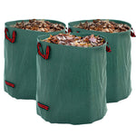 272l Heavy Duty Garden Waste Bags, Green