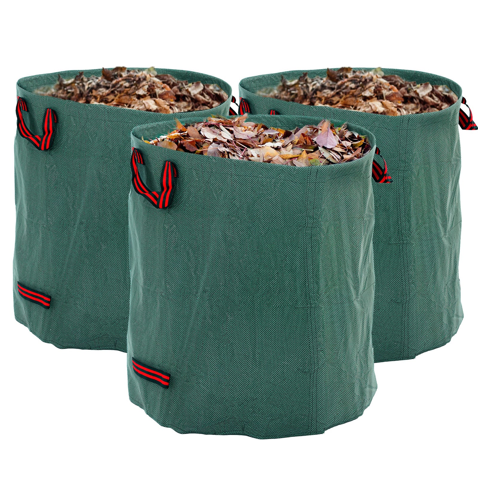 272l Heavy Duty Garden Waste Bags, Green