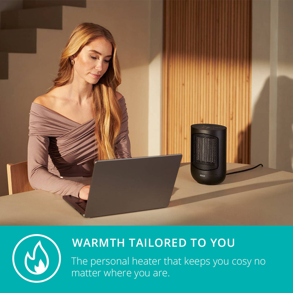 Zone Personal Heater, 1500w Heating Power, Desk Heater | Black