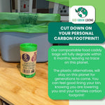 6 Litre Compostable Caddy Bags | Set of 4 | Green
