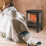 900w/1800w Electric Fireplace With Artificial Flame
