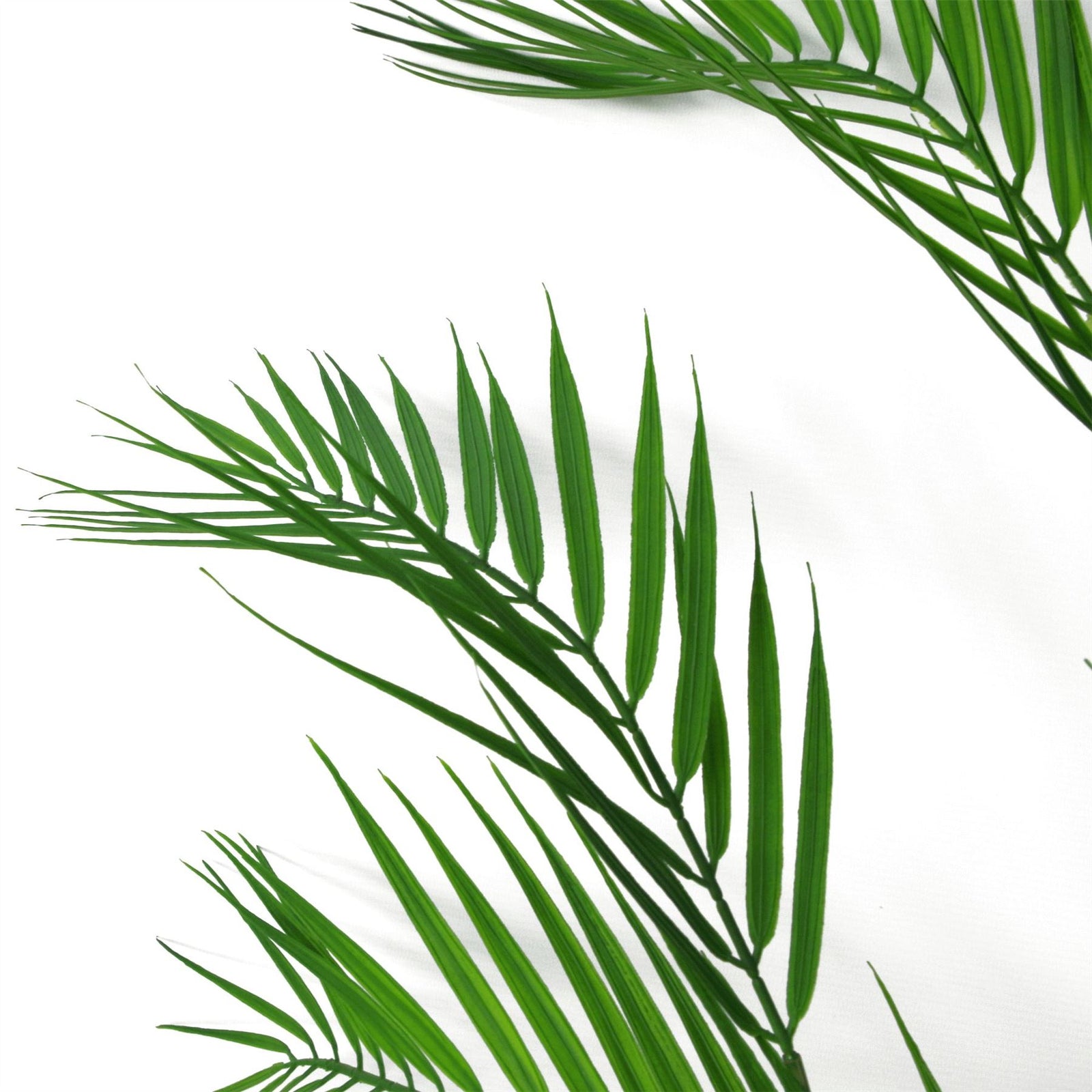 Large Artificial Palm Tree No Pot 11 Leaves 118cm