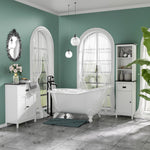 Bathroom Storage Unit With Drawer Double Door Cabinet