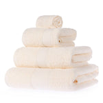 Turkish Cotton 500gsm Towel | Set-of-4 | Cream