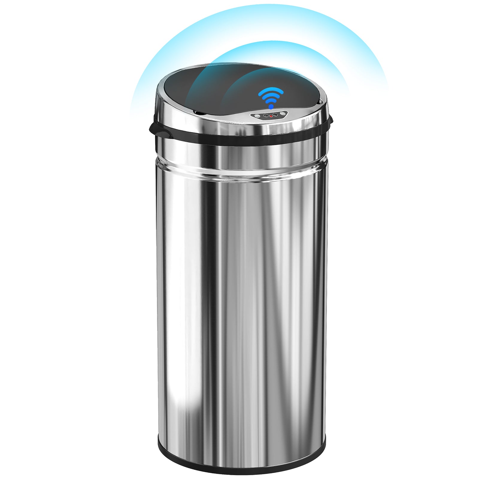 HOMCOM 42l Sensor Bin, Stainless Steel Kitchen Bin With Automatic Close