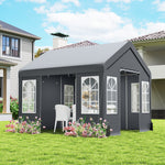 3 X 3 M Party Tent, Outdoor Canopy Tent With Sidewalls | Grey