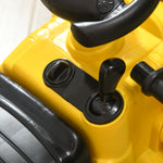 Ride-on Bulldozer Toddler Digger Excavator Scooter Storage Cart