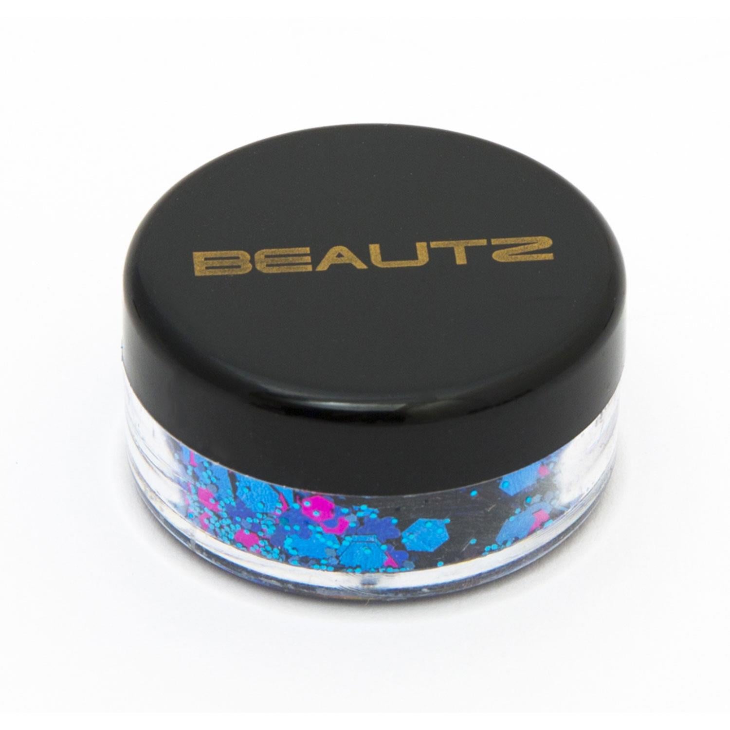 Envie Chunky Glitter Mermaid 10ml Pot 5g Cosmetic Body Face Festival Teal Blue