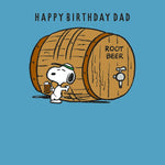 Snoopy Dad Birthday Card Official Product