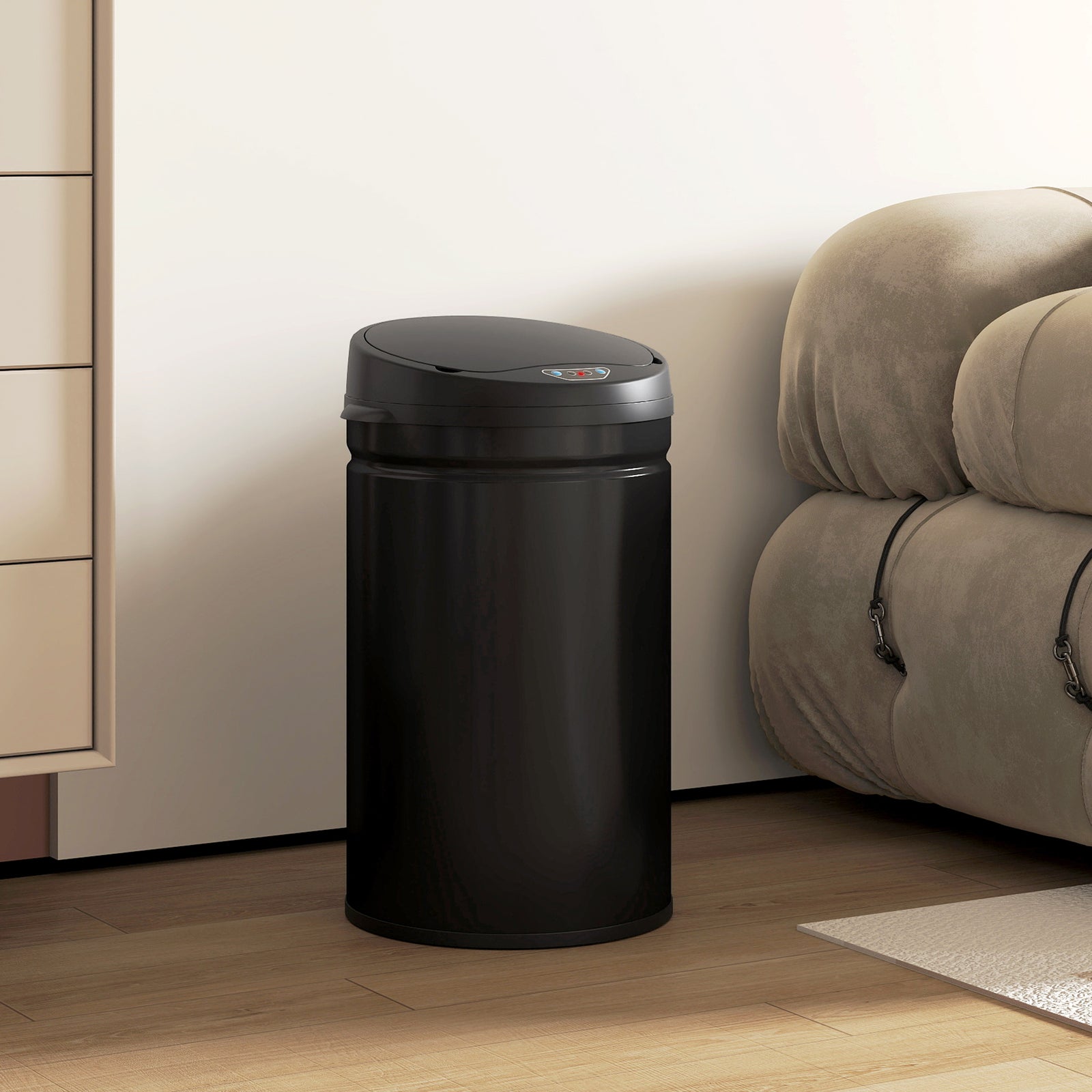 HOMCOM 30l Sensor Bin With Soft-close Lid, Automatic Touchless Kitchen Bin