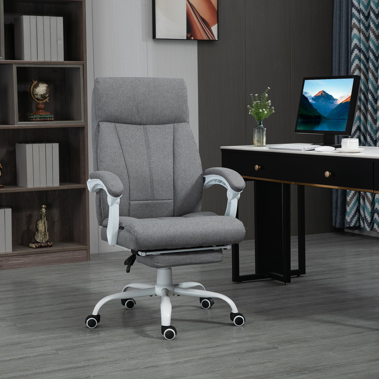 Executive Chair Linen-feel Fabric